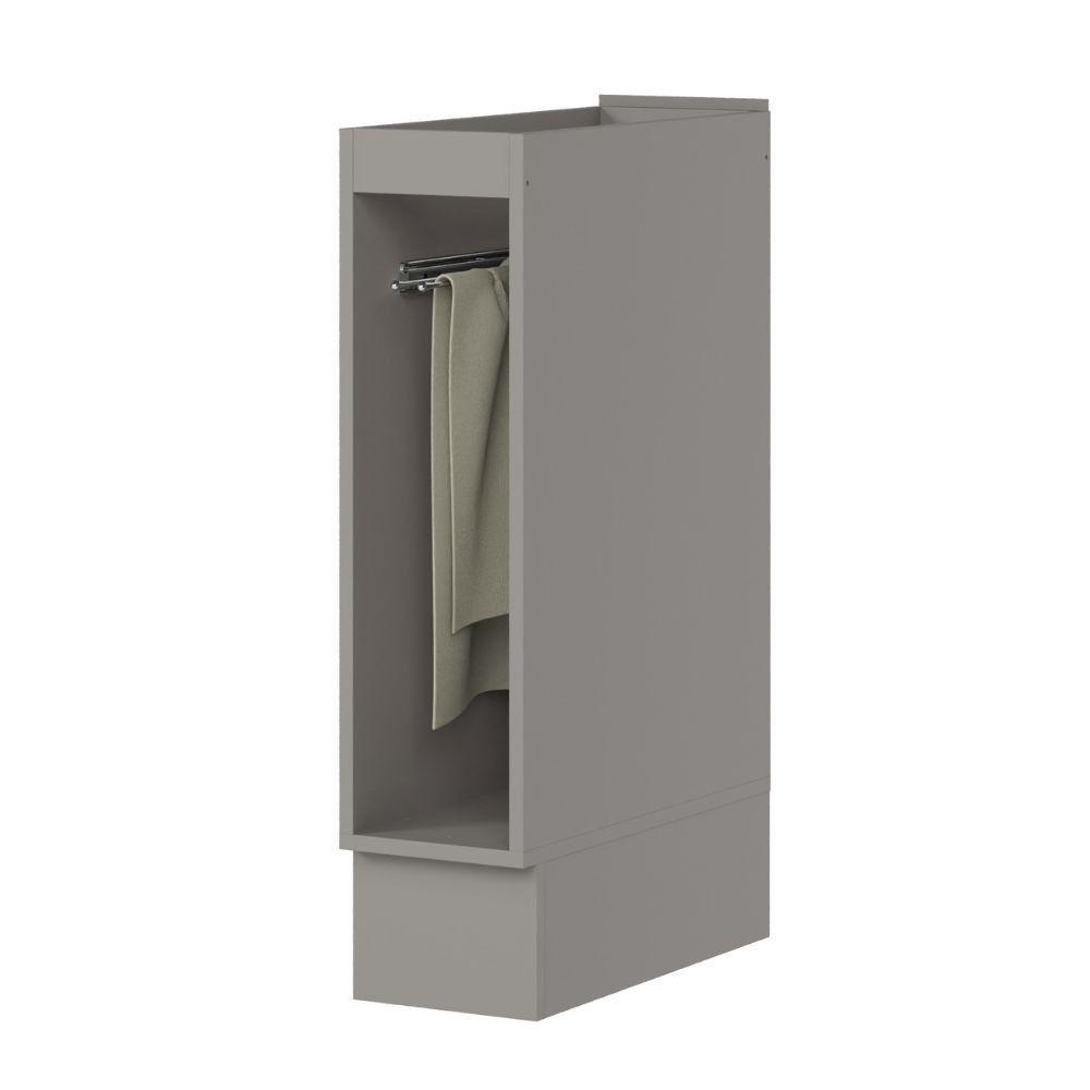 Balcão Henn Americana Porta Toalha 20cm S- Tampo Cinza - 1