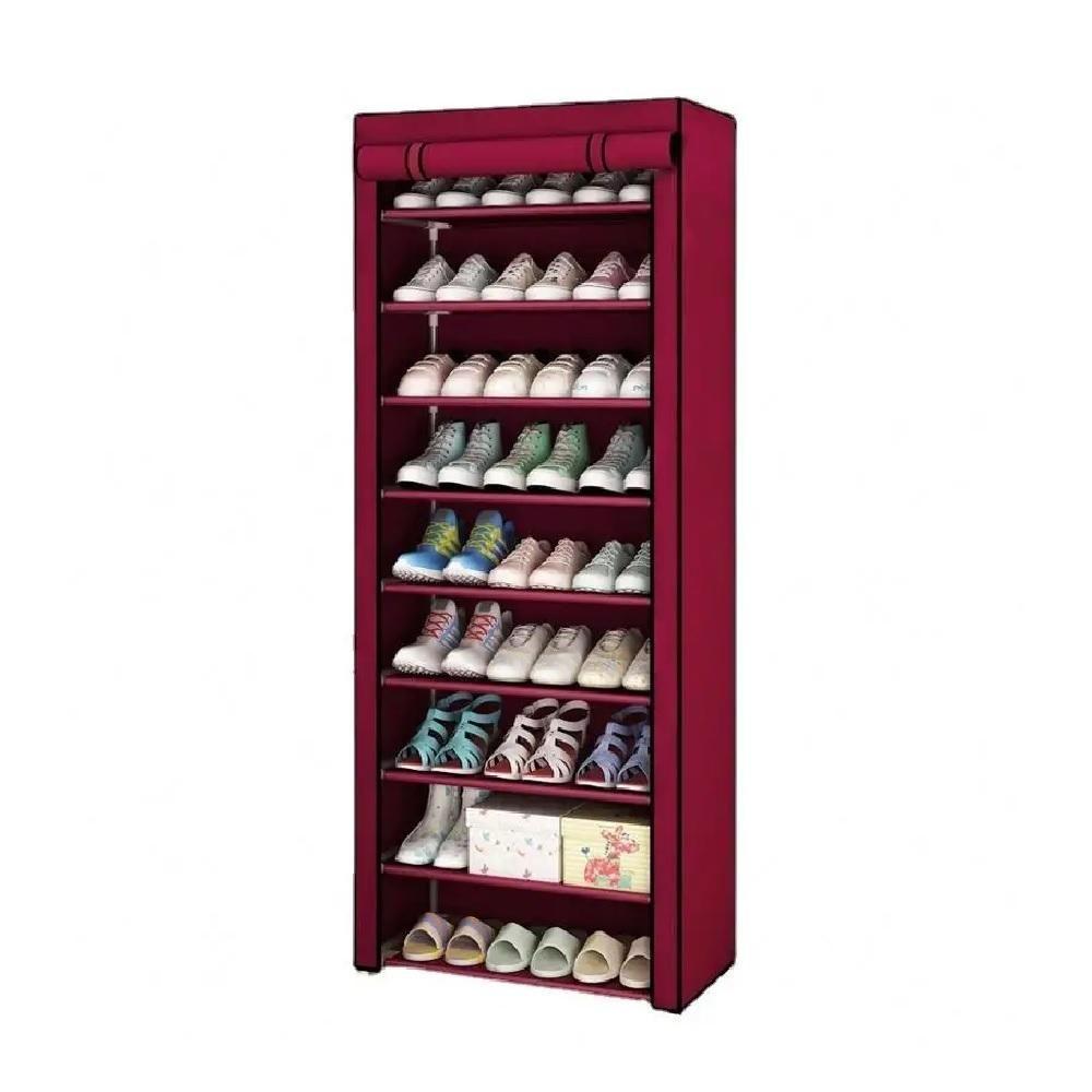 Armario Sapateira Grande 30 Pares A Prova De Poeira 10 Prateleiras Rack Organizador Estante Guarda Roupa Brinquedos Clos - 4