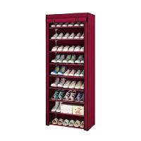 Armario Sapateira Grande 30 Pares A Prova De Poeira 10 Prateleiras Rack Organizador Estante Guarda Roupa Brinquedos Clos