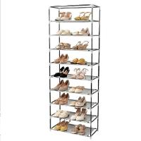 Armario Sapateira Grande 30 Pares A Prova De Poeira 10 Prateleiras Rack Organizador Estante Guarda Roupa Brinquedos Clos - 5