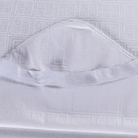 Protetor De Colchão Com Elástico Impermeável Jacquard Texturizada Queen 100% Poliéster - Branco - 2