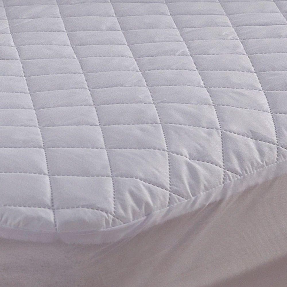Protetor De Colchão Casal Impermeável Veneza 100% Poliéster - Branco - 2