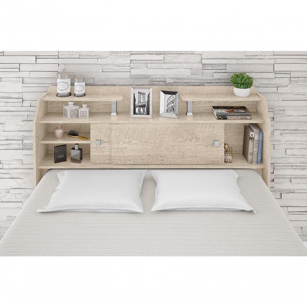 Cabeceira Box Casal 1,38cm Elisa Amarula - Framar Móveis - 5