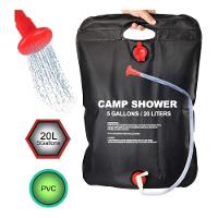 Ducha Solar Portatil Para Acampamento Camping Praia Pesca Shower Camp De 20 Litros Chuveiro Com Aquecimento Solar Comple - 1