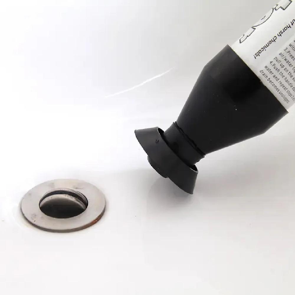 Desentupidor De Vaso Alta Pressao Ar Semi Profissional Manual Sanitario Pia Cano Dreno Bomba Succao Ventosa Dupla - 5