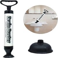 Desentupidor De Vaso Alta Pressao Ar Semi Profissional Manual Sanitario Pia Cano Dreno Bomba Succao Ventosa Dupla - 2