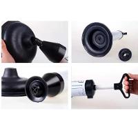 Desentupidor De Vaso Alta Pressao Ar Semi Profissional Manual Sanitario Pia Cano Dreno Bomba Succao Ventosa Dupla - 7