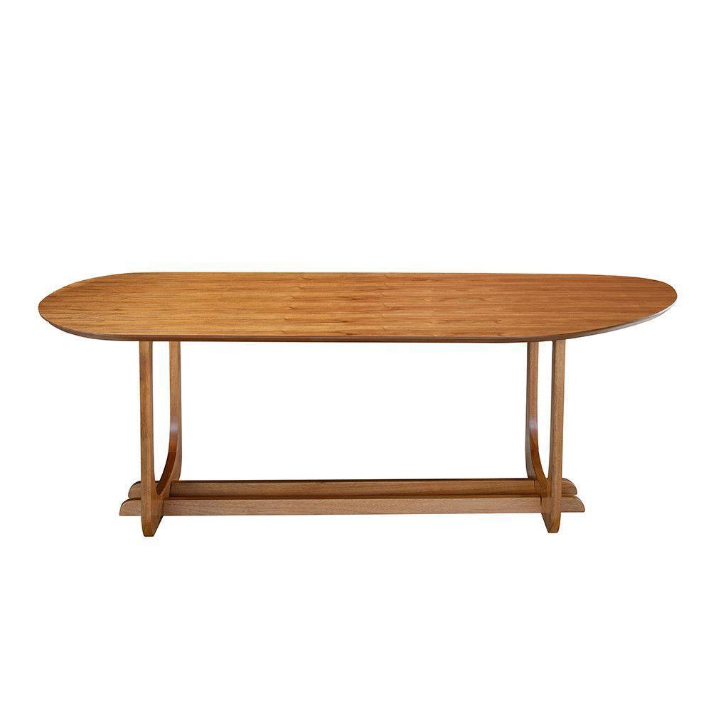 Conjunto Sala Jantar 6 Lugares Mesa E Cadeira Móveis Mundial Cinamomo/linho Cinza - 9