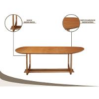 Conjunto Sala Jantar 6 Lugares Mesa E Cadeira Móveis Mundial Cinamomo/linho Cinza - 3