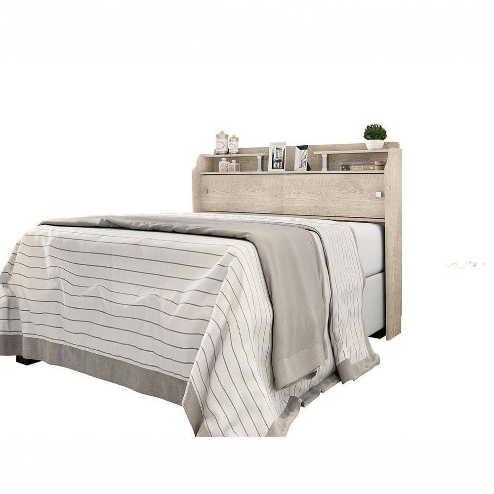 Cabeceira Box Casal 1,38cm Elisa Amarula - Framar Móveis - 2