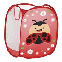 Cesto Organizador Roupa Suja Brinquedos Infantil Telado Multiuso Quarto Banheiro Lavanderia Joaninha - 6