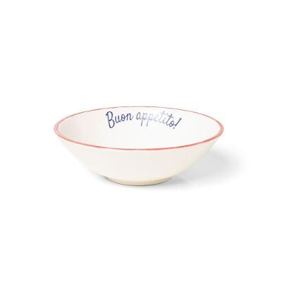 Bowl Copa E Cia Aquarelle Em Cerâmica Boun Appetito Vermelho