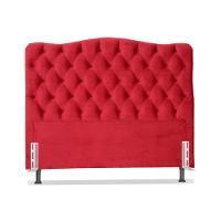 Cabeceira King 193 - Bello Box - Dunas Veludo Vermelho - 2