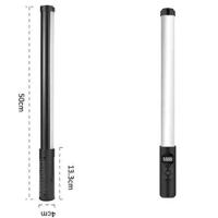 Bastão Led Rgb Recarregável Com Controle Remoto E Ajuste De Cor E Brilho - 5