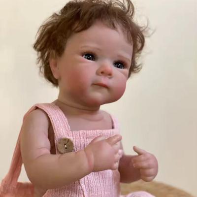 Bebê Reborn Menina, Artesanal, Olhos Abertos, Realista, Cabelo Implantado Fio A Fio