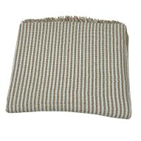 Manta Grande Para Sofá Cama King 2 E 3 Lugares 3,00m X 1,80m Cobertor Protetor Gigante 100% Algodão Listrada - 1