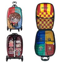Mala Viagem Infantil Harry Potter Casas Hogwarts 3d Com Rodinhas Leve E Forte - 1