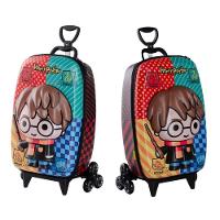 Mala Viagem Infantil Harry Potter Casas Hogwarts 3d Com Rodinhas Leve E Forte - 7