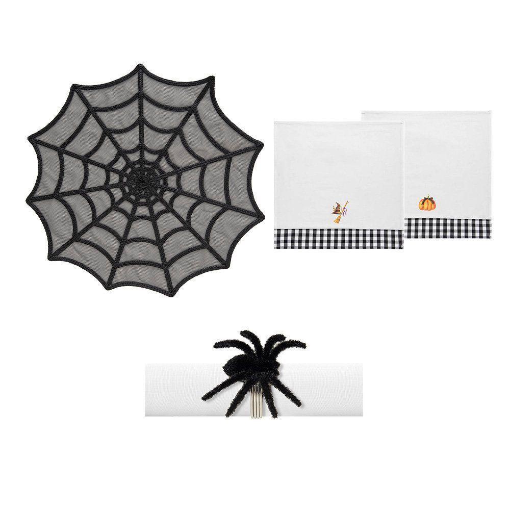 Kit Mesa Posta Copa E Cia 2 Lugares Teia Tarântula - 1