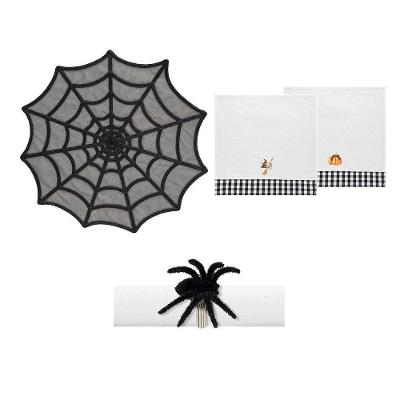 Kit Mesa Posta Copa E Cia 2 Lugares Teia Tarântula
