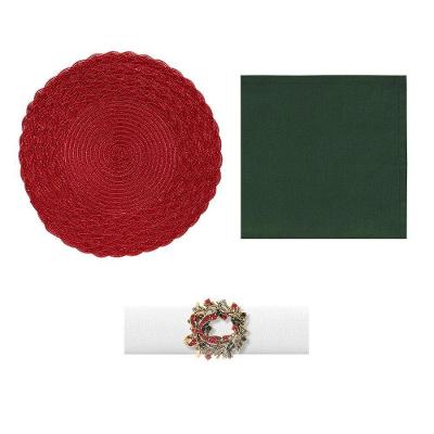 Kit De Mesa Posta Copa E Cia 4 Lugares Starry Musgo