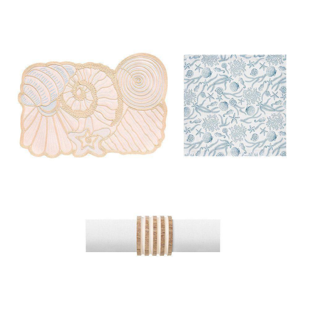 Kit De Mesa Posta Copa E Cia 4 Lugares Sea - 1