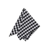 Kit De Mesa Posta Copa E Cia 4 Lugares Xadrez Preto E Branco