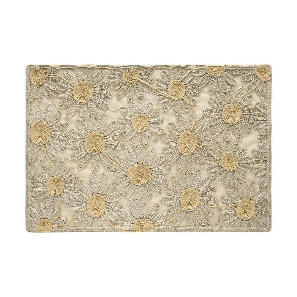 Kit De Mesa Posta Copa E Cia 4 Lugares Flores - 2