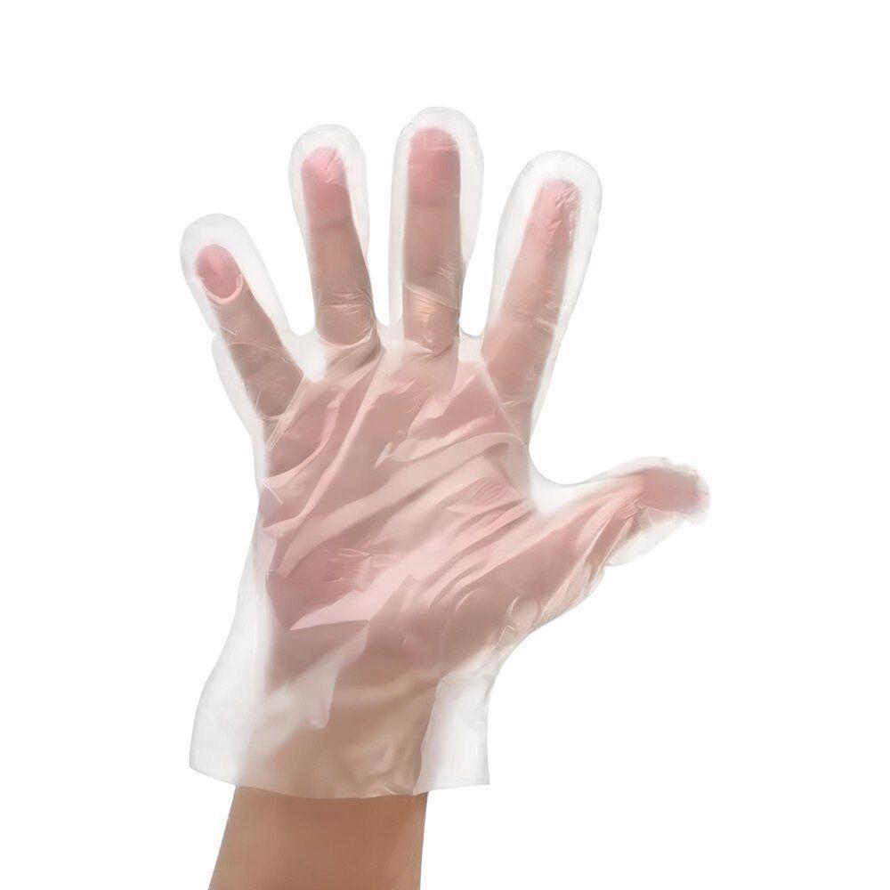 Kit 500 Luvas Plásticas Descartáveis Hdpe Nobre Tamanho único Ambidestras - 4