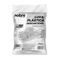 Kit 500 Luvas Plásticas Descartáveis Hdpe Nobre Tamanho único Ambidestras - 3