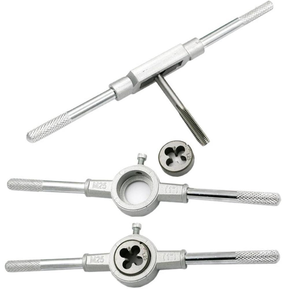 Jogo Tarracha Cossinete Macho Femea Kit 12 Peças Pente Abre Rosca Aco Madeira Aluminio Profissional - 5