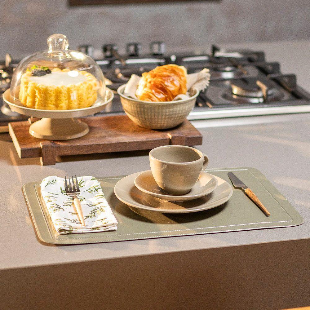 Jogo De Xícaras Copa E Cia 12 Peças Reative Em Cerâmica Taupe - 4