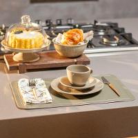 Jogo De Xícaras Copa E Cia 12 Peças Reative Em Cerâmica Taupe