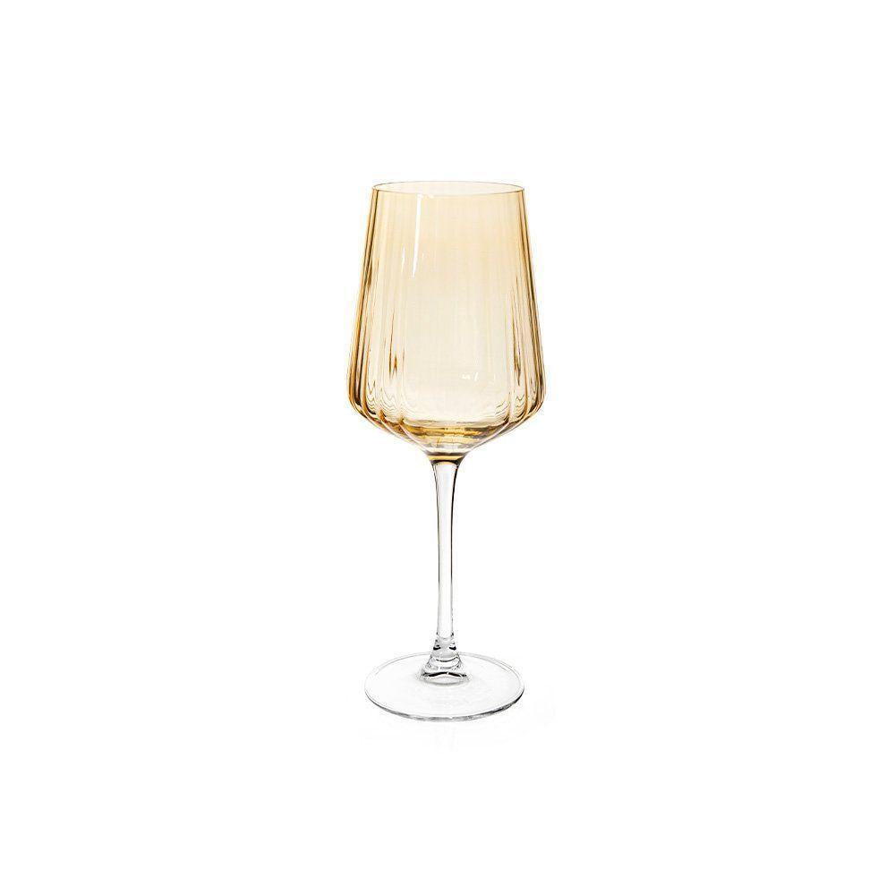 Jogo De Taças Copa E Cia 6 Peças Lustro âmbar - Vinho Água 560ml - 7