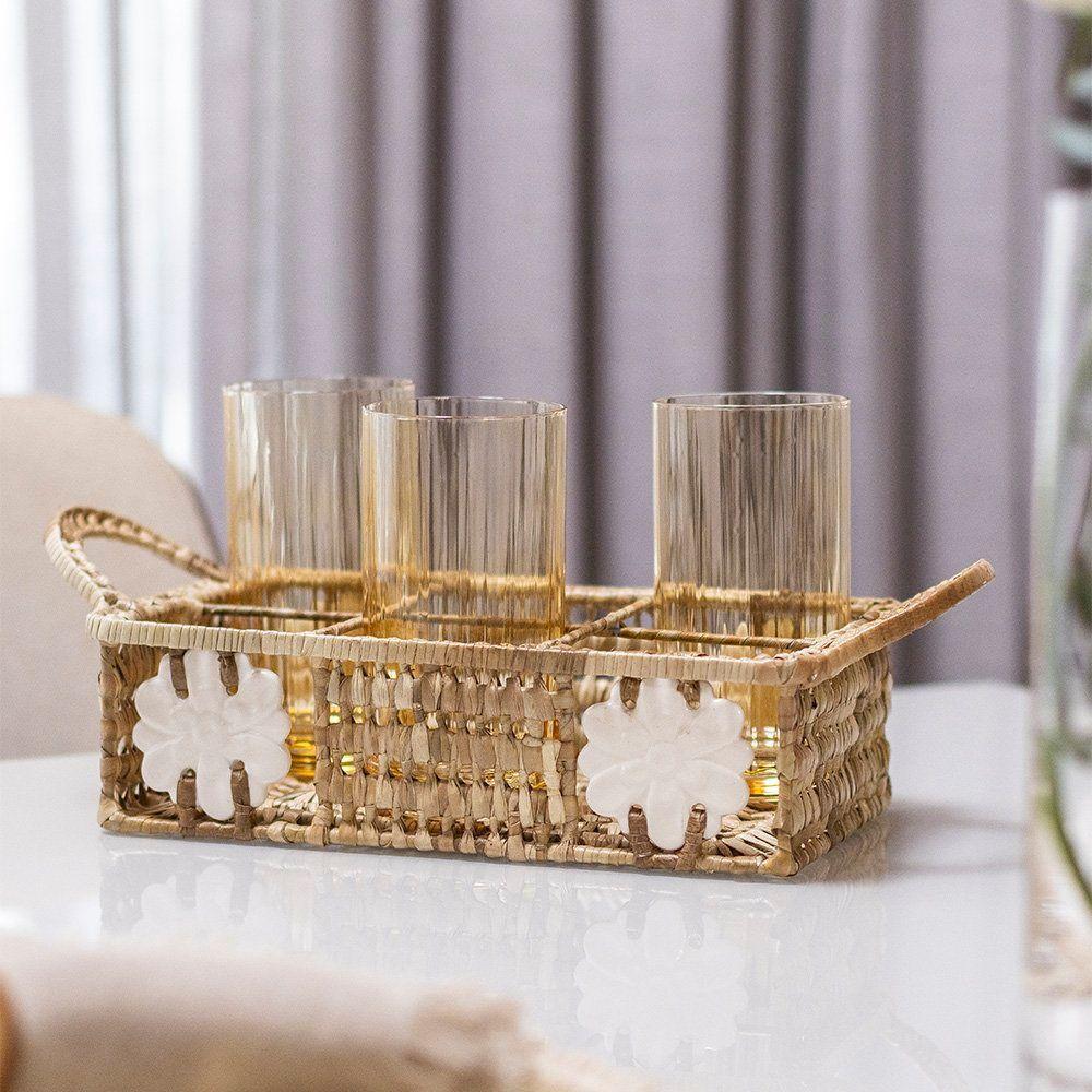 Jogo De Taças Copa E Cia 6 Peças Lustro âmbar - Vinho Água 560ml - 9