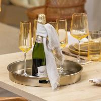 Jogo De Taças Copa E Cia 6 Peças Lustro âmbar - Espumante 260ml