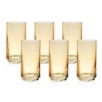 Jogo De Taças Copa E Cia 6 Peças Lustro âmbar - Espumante 260ml - 6