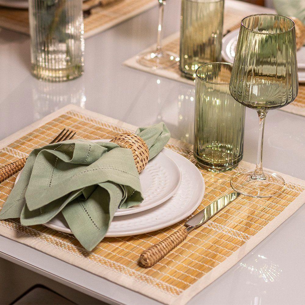 Jogo De Taças Copa E Cia 6 Peças Lustro Verde - Espumante 260ml - 7