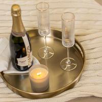 Jogo De Taças Copa E Cia 6 Peças Doré Lustra Espumante 190 Ml