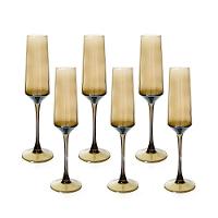 Jogo De Taças Copa E Cia 6 Peças Bruma Verde - Espumante 180 Ml - 1