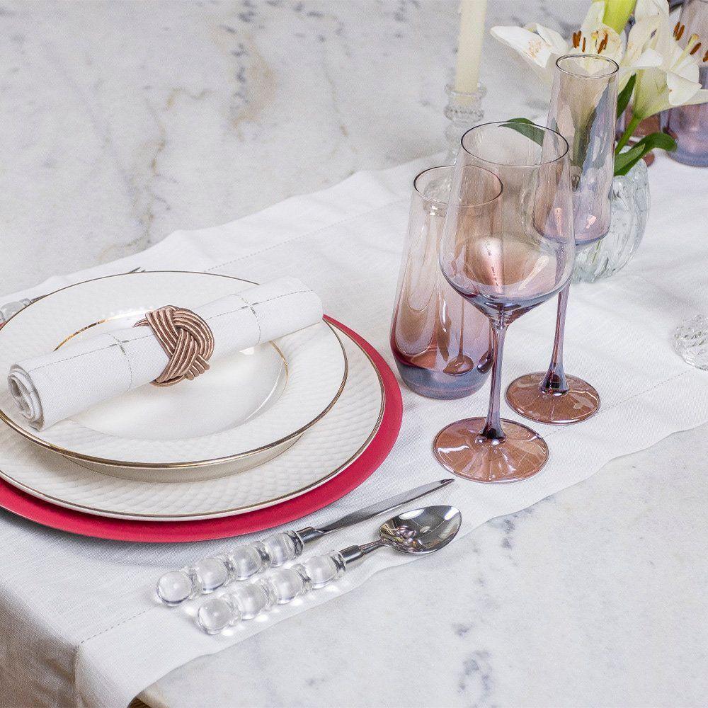 Jogo De Taças Copa E Cia 6 Peças Bruma âmbar - Espumante 180 Ml - 2