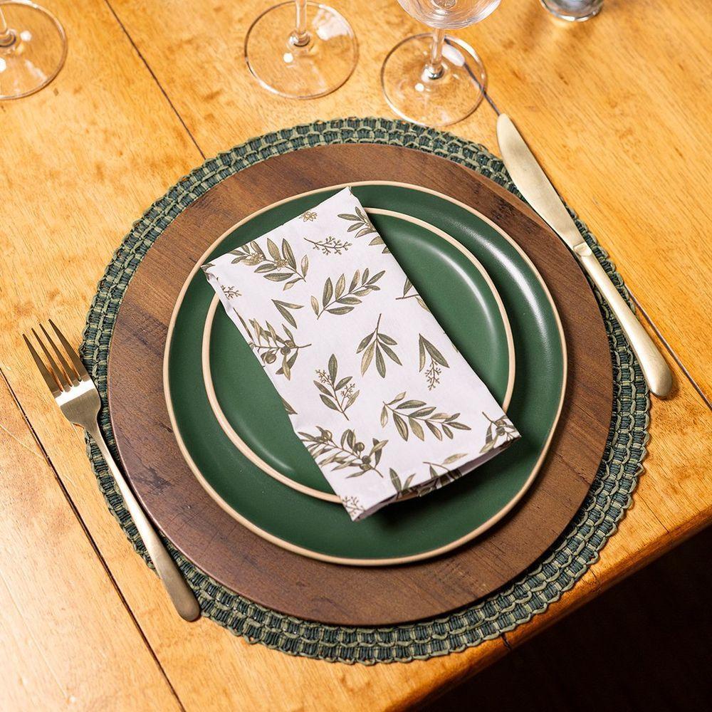 Jogo Americano Copa E Cia 6 Peças Toscana Olive - 2