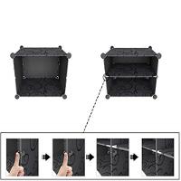 Sapateira Organizador De Roupas Brinquedos Multifuncional Desmontavel Armario 4 Prateleiras Rosa - 3