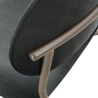 Sala De Jantar Mesa Ballare Com 4 Cadeiras Moderna Mobilia Jade/imbuia/off/prata