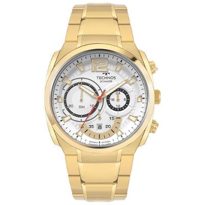 Relógio Technos Masculino Skymaster Dourado - Js25bcs-1b