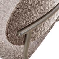 Sala De Jantar Mesa Ballare Com 4 Cadeiras Moderna Mobilia Brisa/imbuia/off/prata