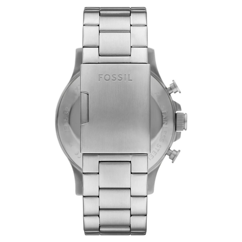 Relógio Fossil Masculino Nate Prata - Jr1532-1pn - 3