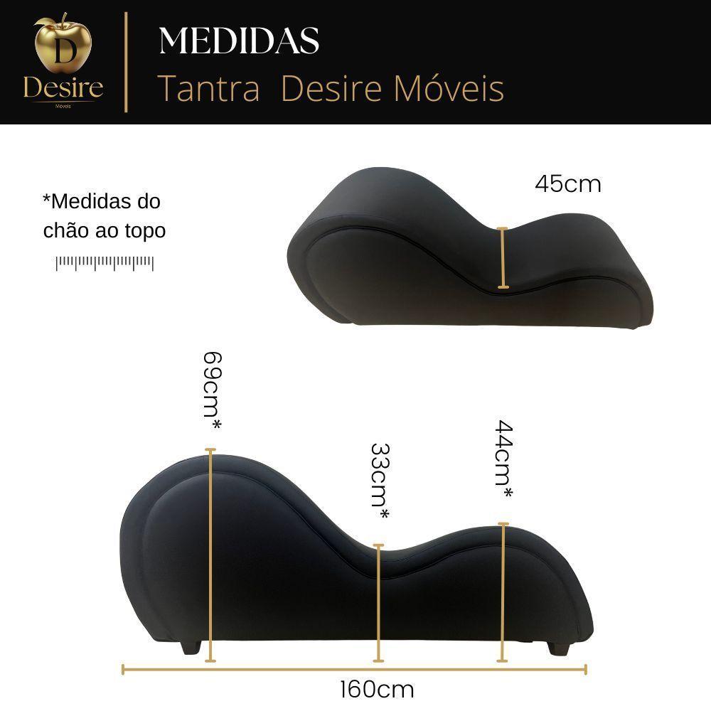 Recamier Divã Namoradeira Sofá Tântrico Poltrona Cadeira Cinza - 3