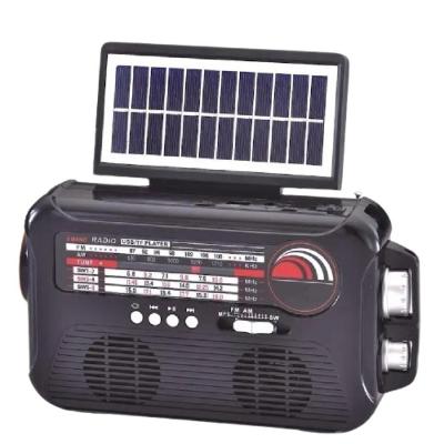 Radio Caixa De Som Placa Solar Bluetooth Lanterna Camping Portatil Emergencia Am Fm Usb Sd Praia Retro Recarregavel Bivo