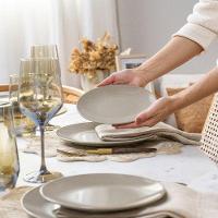 Prato Raso Copa E Cia Reative Em Cerâmica Taupe - 4